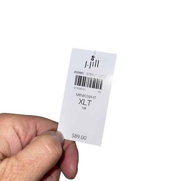 J Jill Womens Top Size XL Gray Gauzy Knit Lagenlook Crew Neck Casual New - Picture 5 of 11